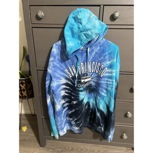 San Francisco Hoodie For Women’s XL tie Dye Camper Life EUC thick Cotton